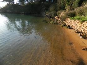 Ile de Brhat la plage  mare haute